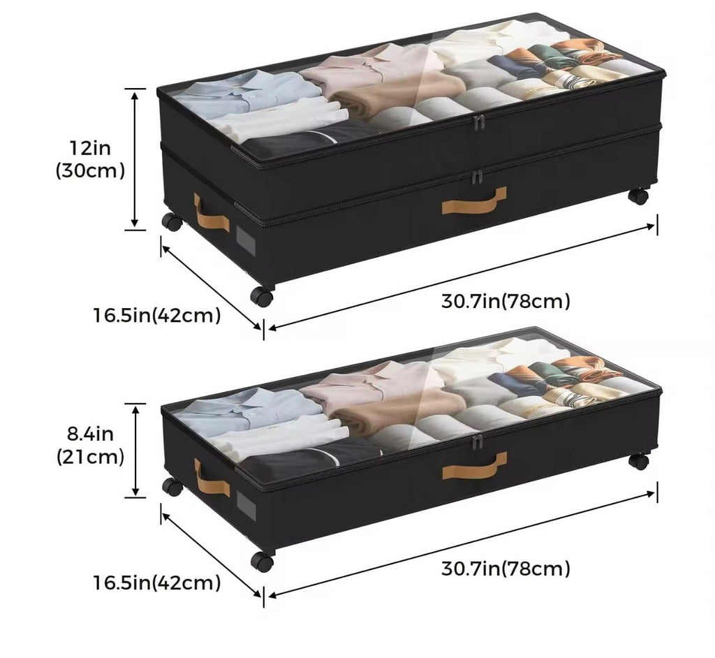 STOROX Under Bed Storage Series: Wheeled XXL